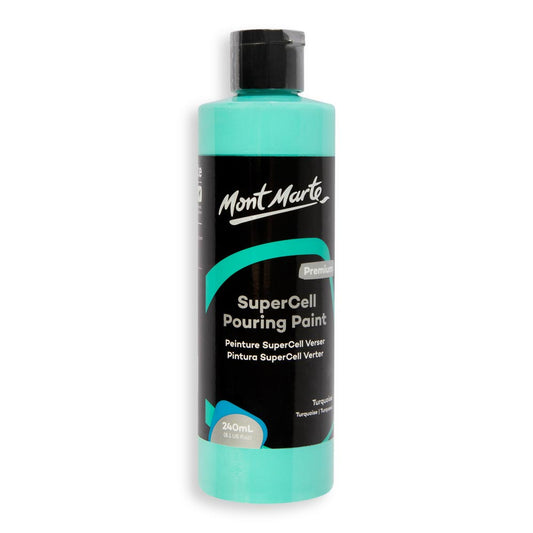 SuperCell Pouring Paint Premium 240ml - Turquoise