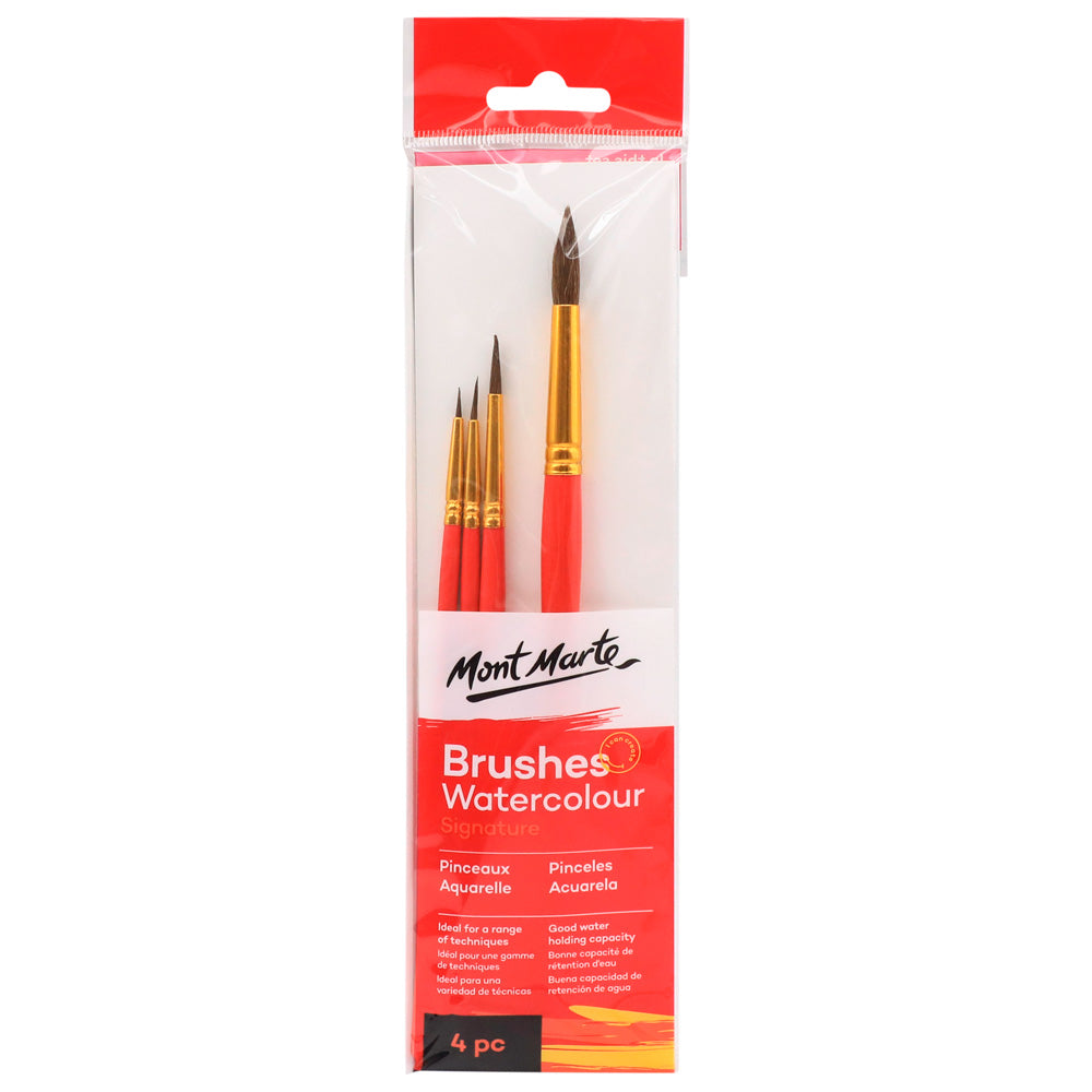 Watercolour Brushes Signature 4pc