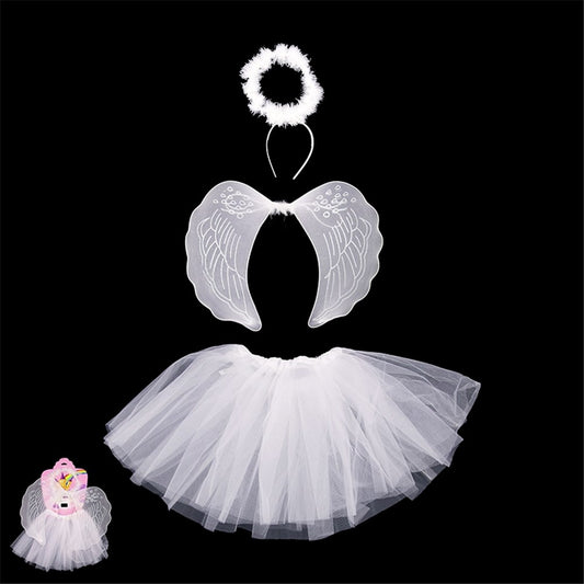 3pc Instant Angel Costume Kit