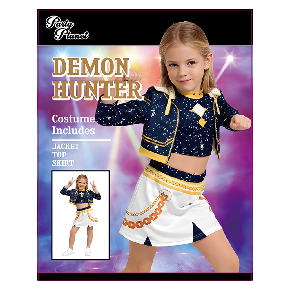 GIRL DEMON HUNTER INCLUDES JACKET, TOP, SKIRT