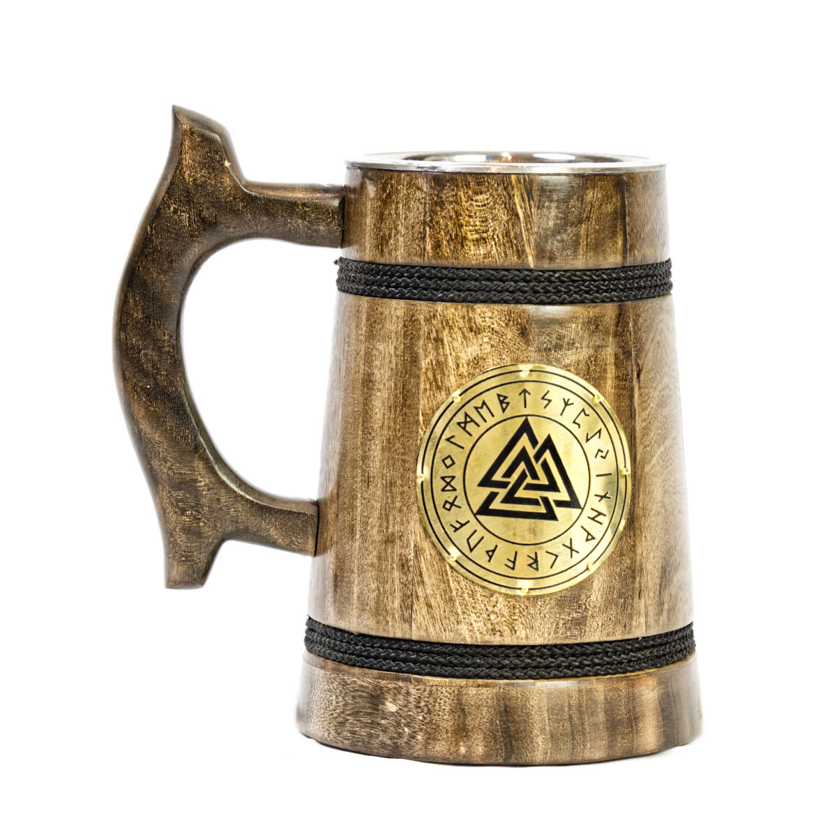 Viking Drinking Mug - Valknut, Viking Symbol of Odin