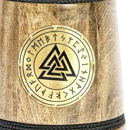 Viking Drinking Mug - Valknut, Viking Symbol of Odin