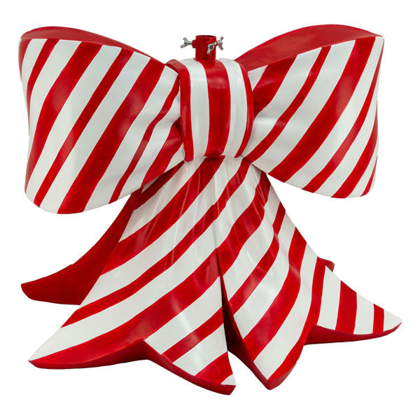 Red White Bow Tree Stand