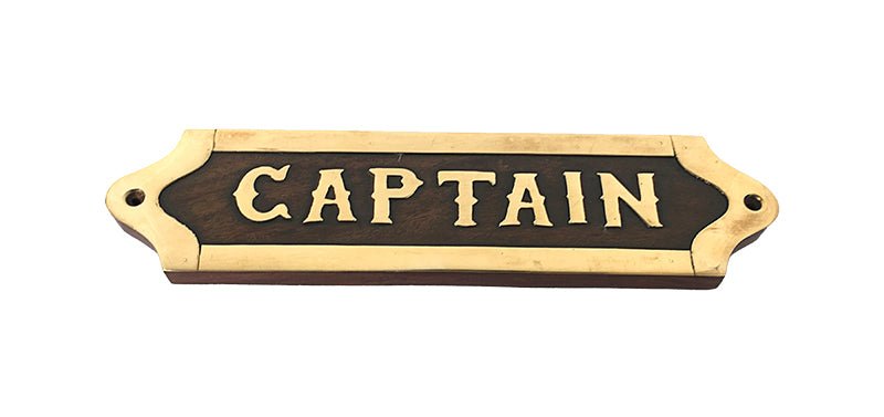 Captain Wall Plaque 200mm