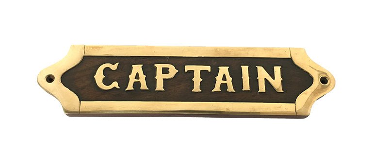 Captain Wall Plaque 200mm