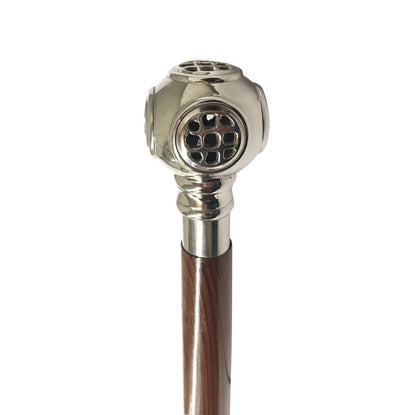 Nickel Diving Helmet Handle Walking Stick