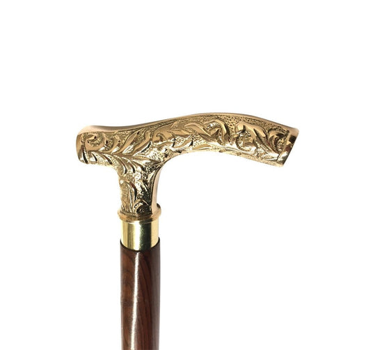 Royal Brass Handle Walking Stick