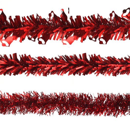 3A 2M 6PLY RED TINSEL