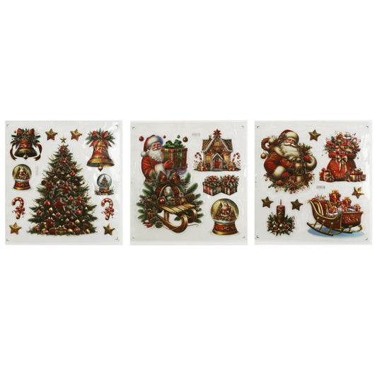 3A RED CHRISTMAS ROOM DECOR STICKER