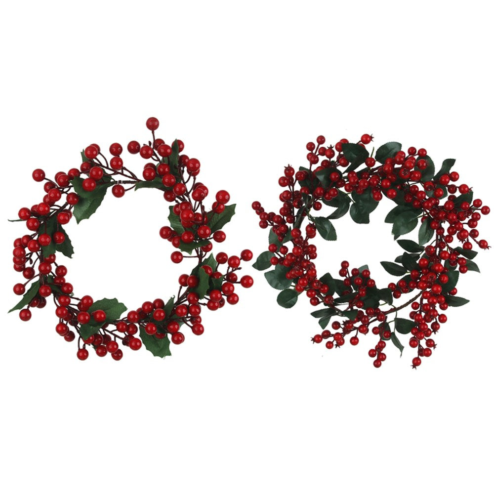 2A 40CM BERRY WREATHS