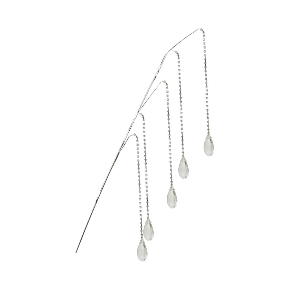62CM CRYSTAL DROP W/5 STRANDS