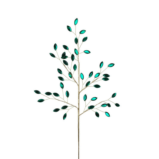 75CM EMERALD CRYSTAL STEM