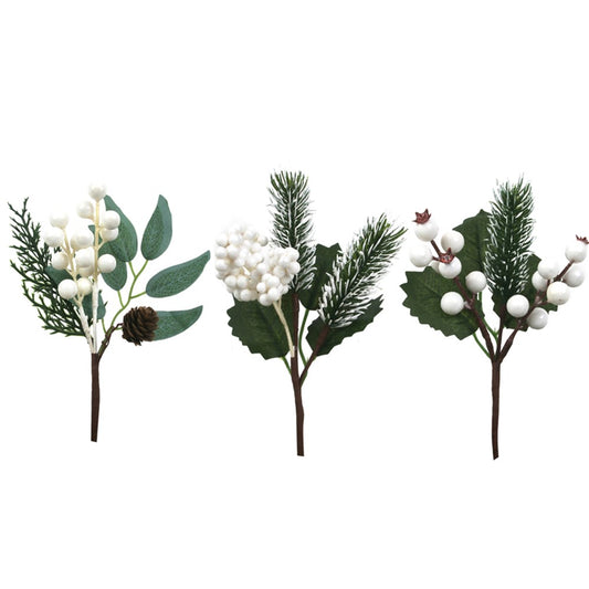 3A 22CM WHITE BERRY PICKS