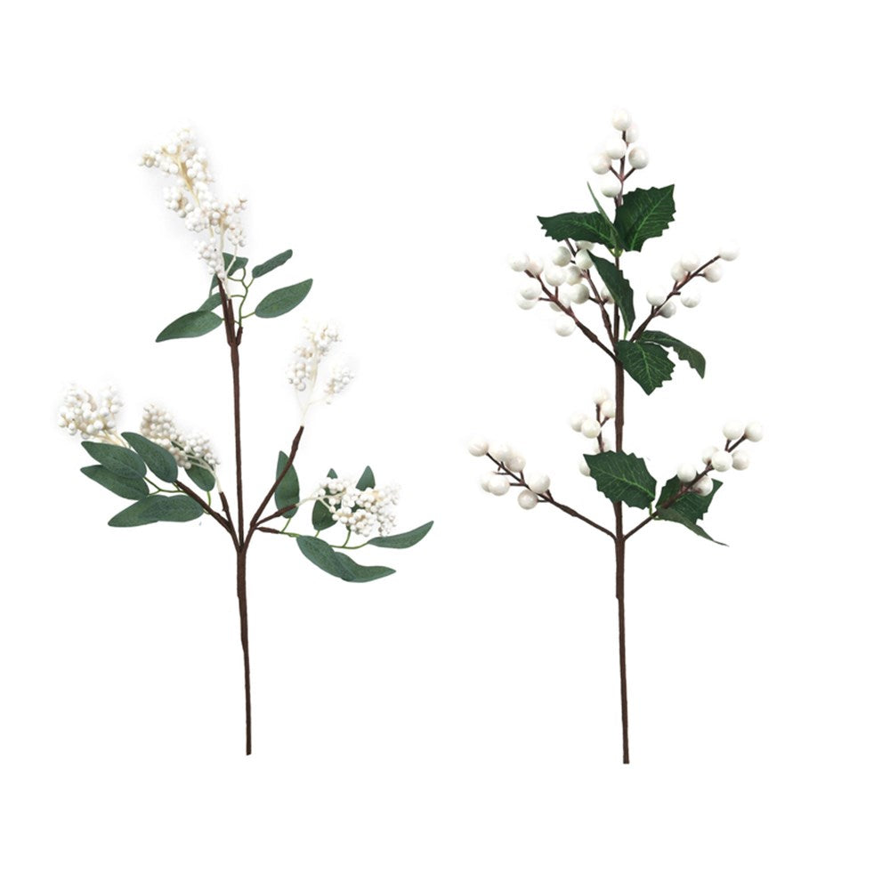 2A 65CM WHITE BERRY STEMS