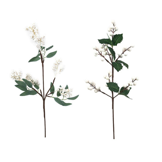 2A 65CM WHITE BERRY STEMS