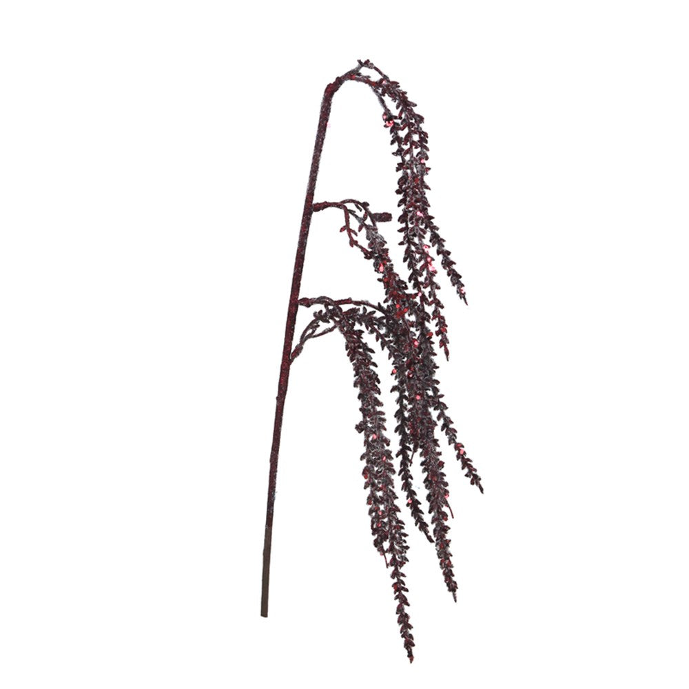 72CM PLUM PINK GLITTER STEM