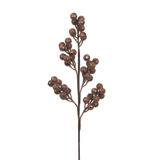 76CM BROWN SUGAR COATED BERRY STEM