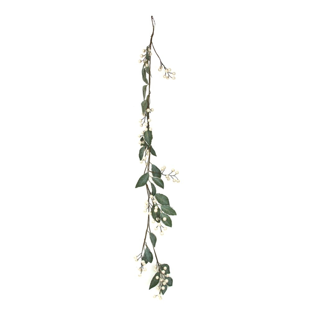 130CM MISTELTOE GARLAND W/PEARLS
