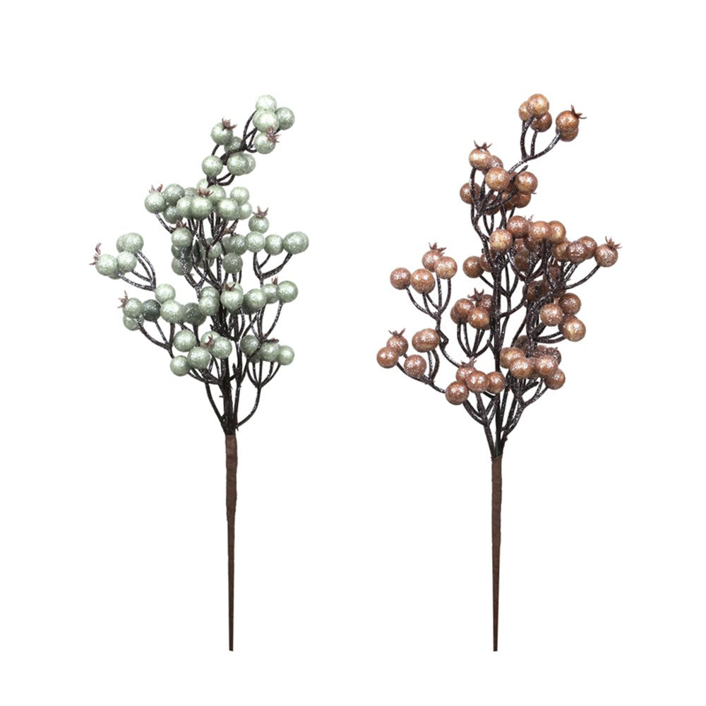 2A 35CM FAWN & SAGE BERRY BUNCH
