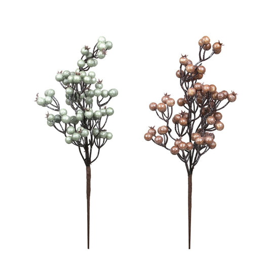 2A 35CM FAWN & SAGE BERRY BUNCH