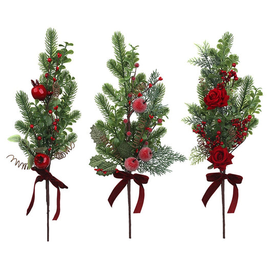 3A 61CM BERRY & PINE CHRISTMAS PICK