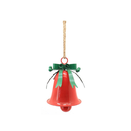 25.5X20.5X26.5CM RED METAL BELL