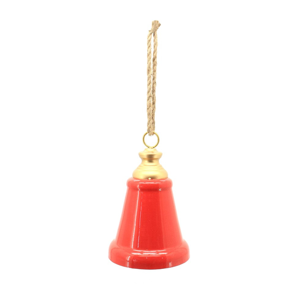 18X28CM RED METAL BELL