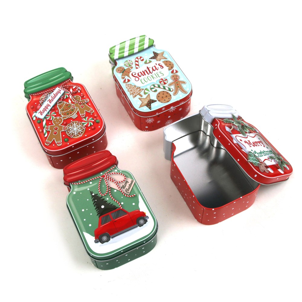 4A 15x9.8x5.8CM METAL CHRISTMAS TIN