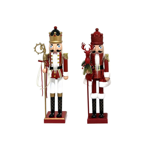 60CM RED PLASTIC NUTCRACKER