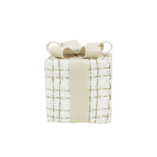 IVORY TWEED GIFT BOX 12X12X15CM