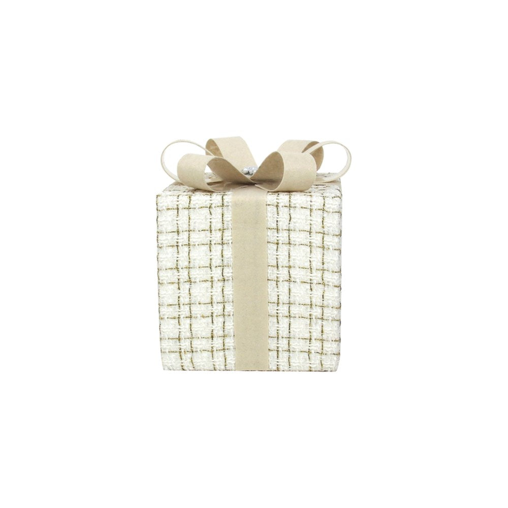 IVORY TWEED GIFT BOX 18X18X22CM