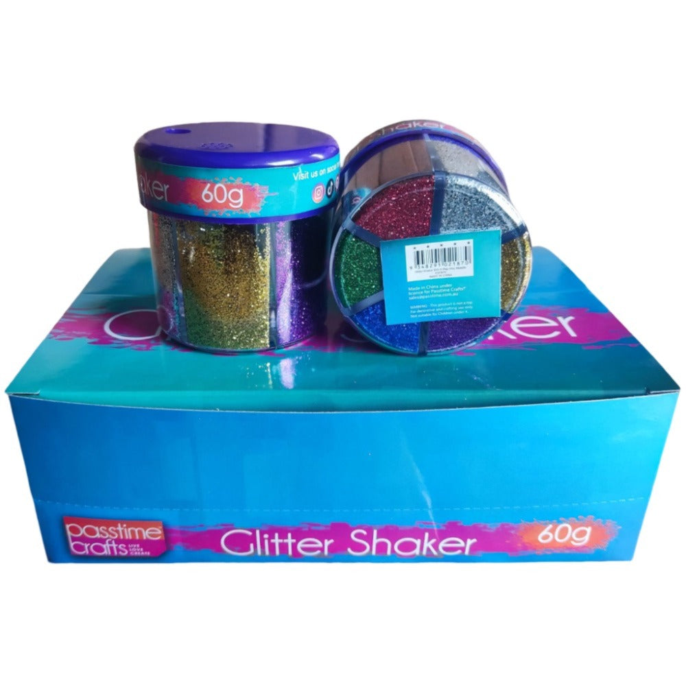 Metallic Glitter Shaker 6 Colour 60g