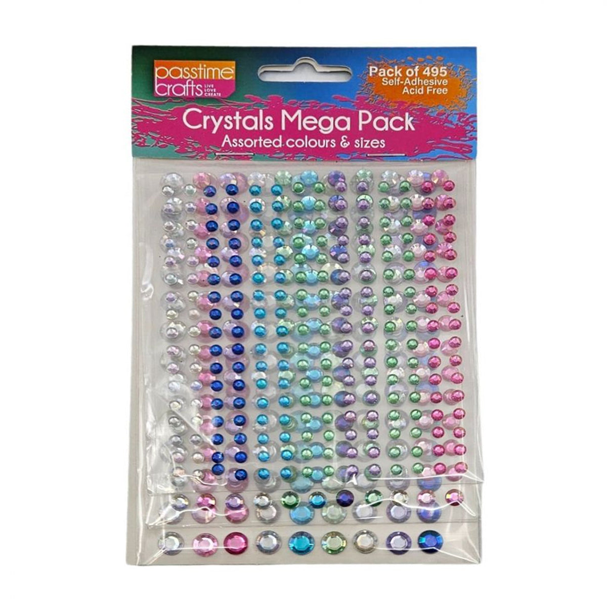 Mega Adhesive Crystal Multi Pack of 495