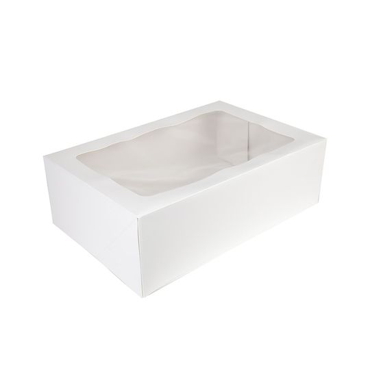 Mondo White Cake Box 6in Tall Rect 16in x 20in