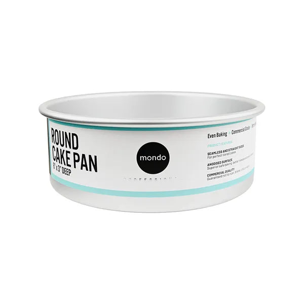 MONDO PRO ROUND CAKE PAN 9IN/22.5X7.5CM