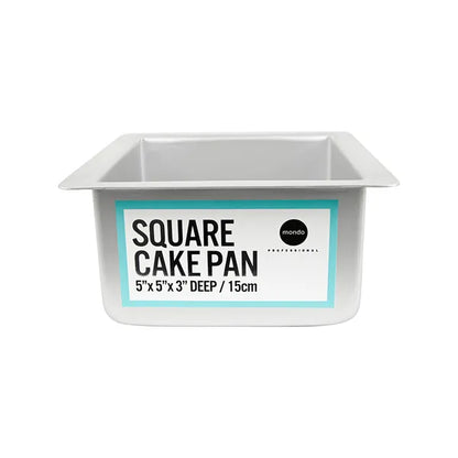 MONDO PRO SQUARE CAKE PAN 5IN/12.5X7.5CM In Stock