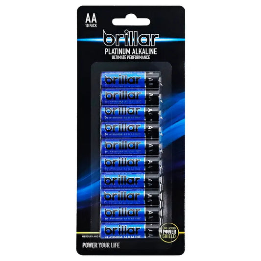 AA PLATINUM ALKALINE BATTERIES 10PK