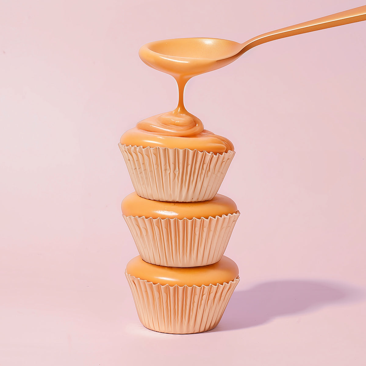 Medium SOFT GOLD Foil Baking Cups (50 pack) - 44mm Base