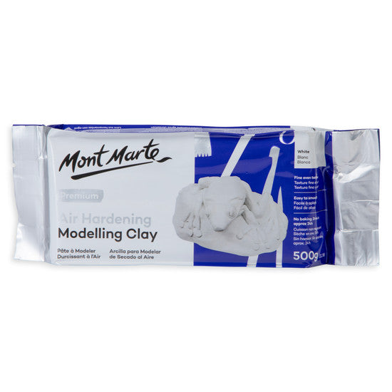Air Hardening Modelling Clay 500g - White