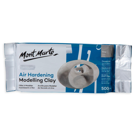 Air Hardening Modelling Clay 500g - Grey