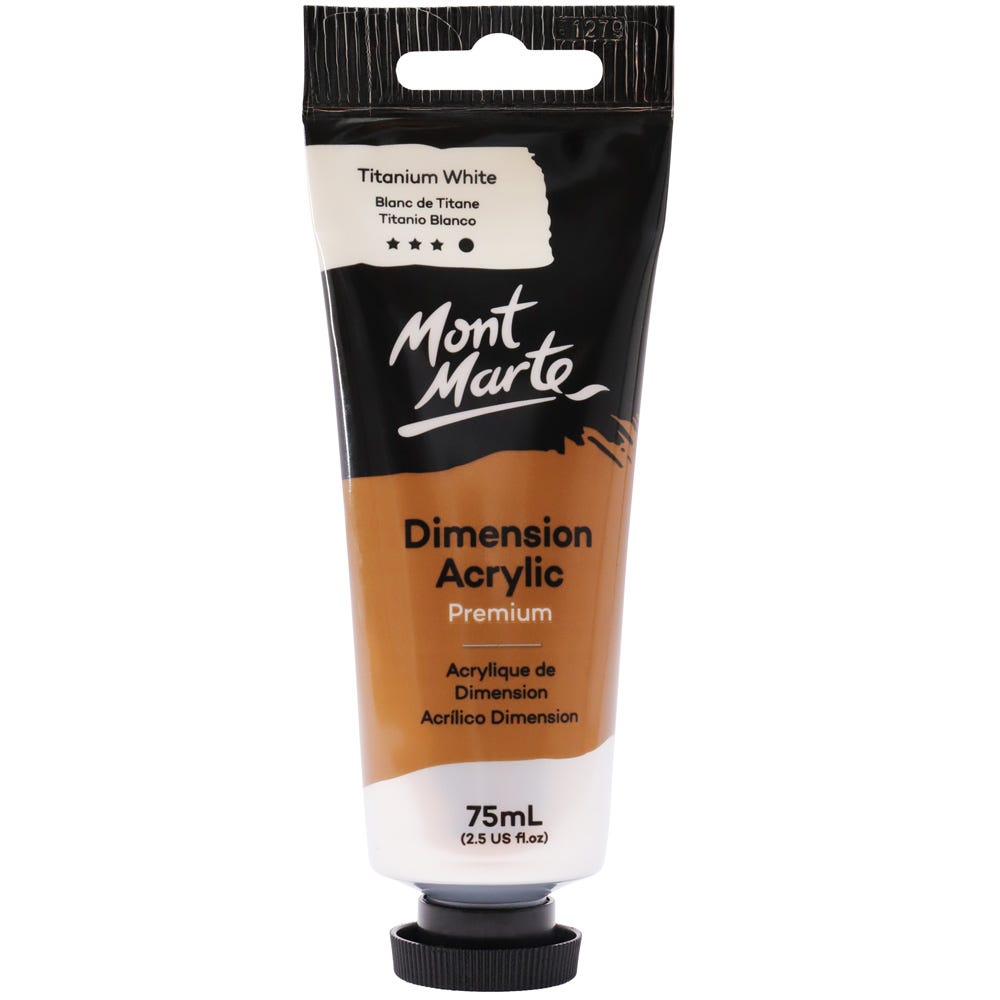 Dimension Acrylic Premium 75ml Tube - Titanium White