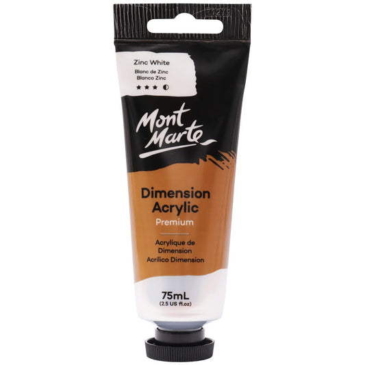 Dimension Acrylic Premium 75ml Tube - Zinc White