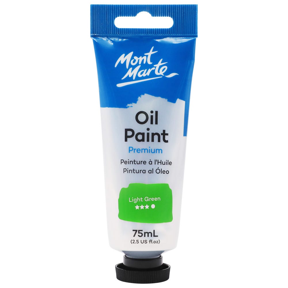 Oil Paint Premium 75ml Tube - Light Green