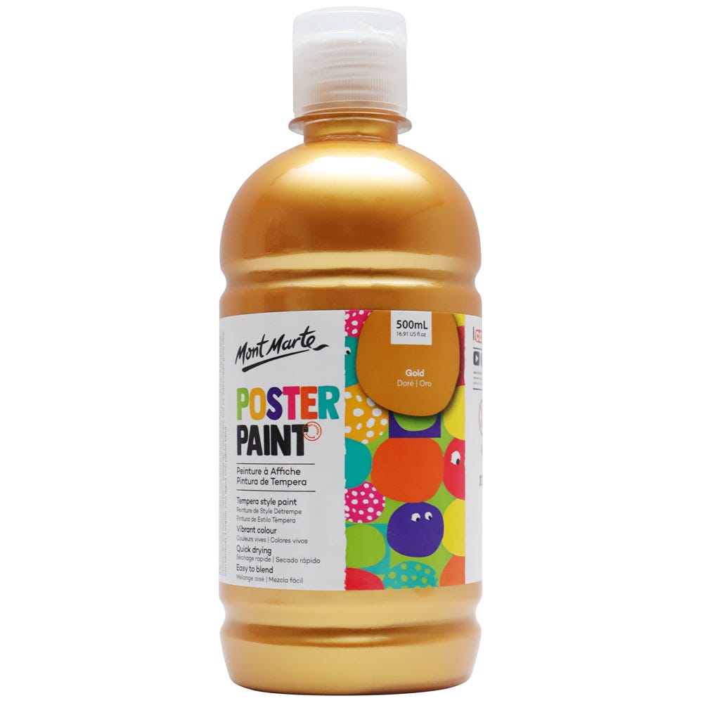 Poster Paint 500ml - Gold