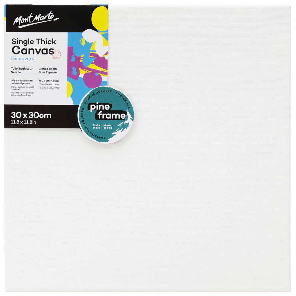 Single Thick Canvas Discovery 30 x 30cm (11.8 x 11.8in)