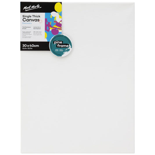 Single Thick Canvas Discovery 30 x 40cm (11.8 x 15.7in)