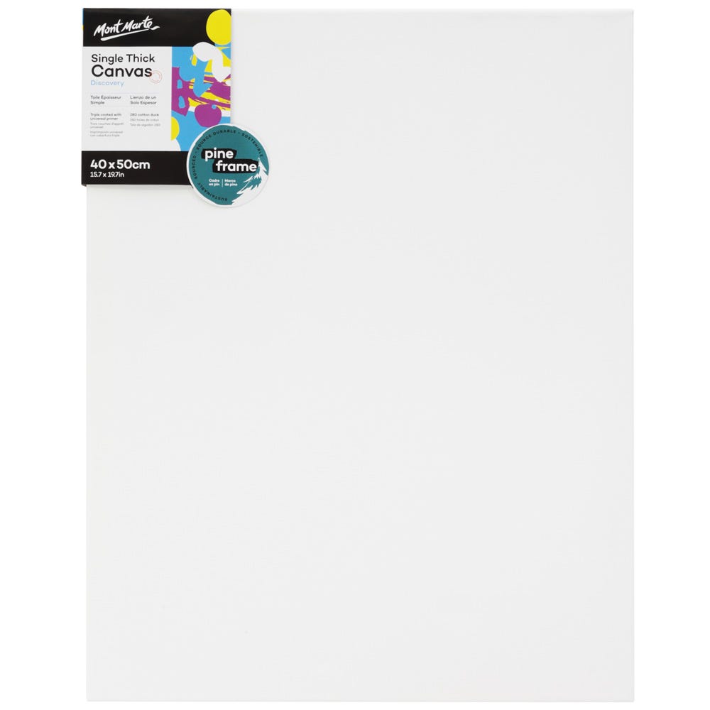 Single Thick Canvas Discovery 40 x 50cm (15.7in x 19.7in)