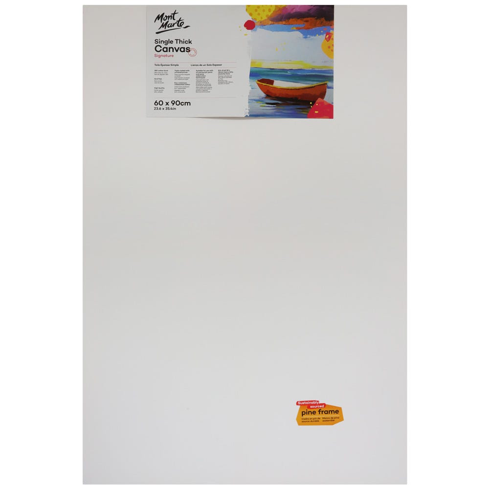 Single Thick Canvas Signature 60 x 90cm (23.6 x 35.4in)