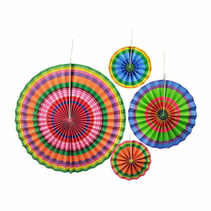 Paper Fan Set 4ct