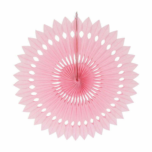 40cm Pink paper fan